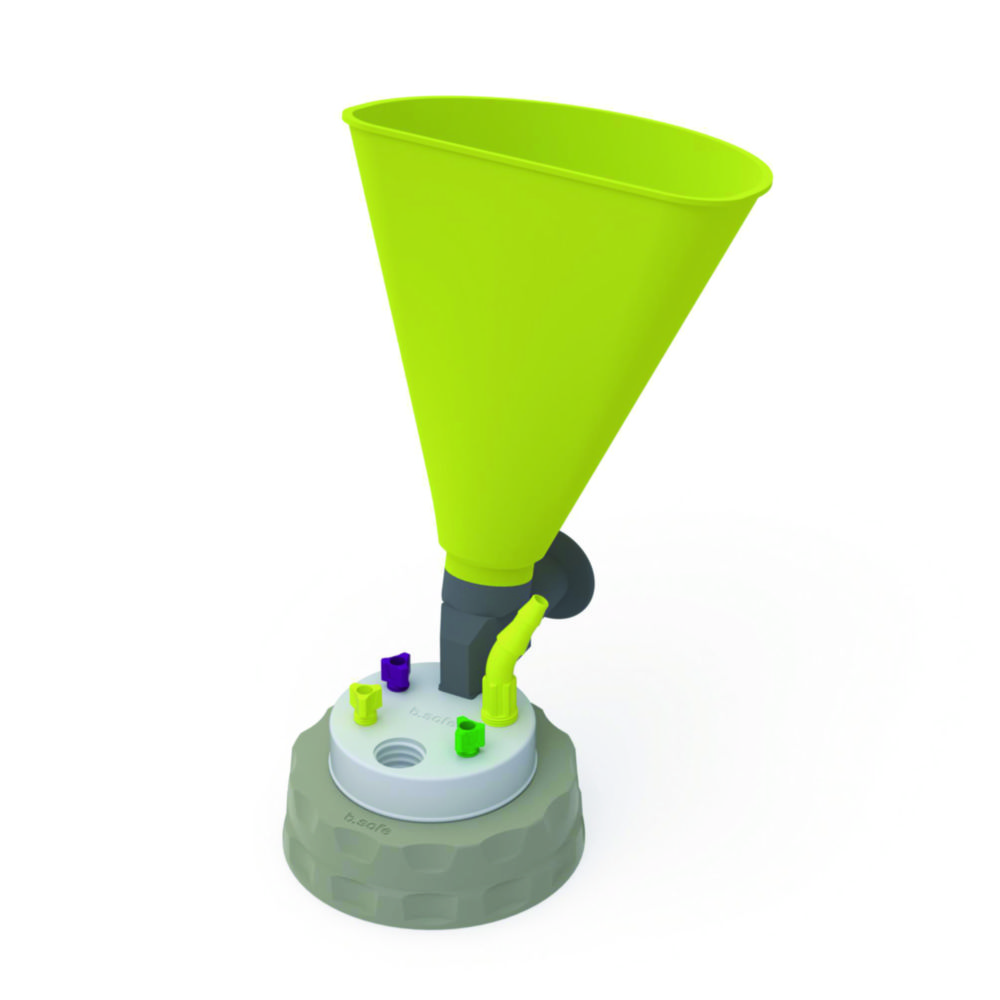 b.safe Waste Caps S 70/71, PP, mit Einfülltrichter