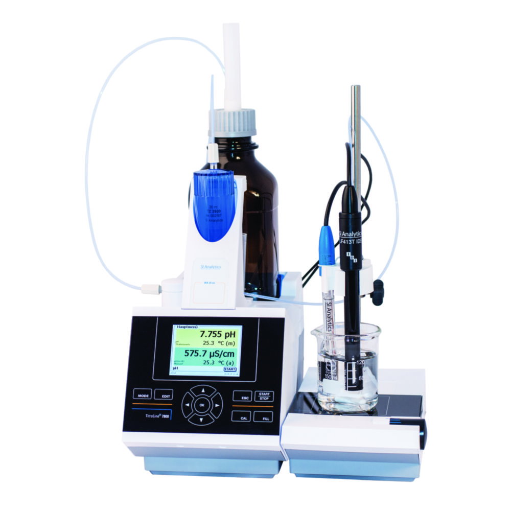 Titrator TitroLine® 7800, mit Magnetrührer TM 235