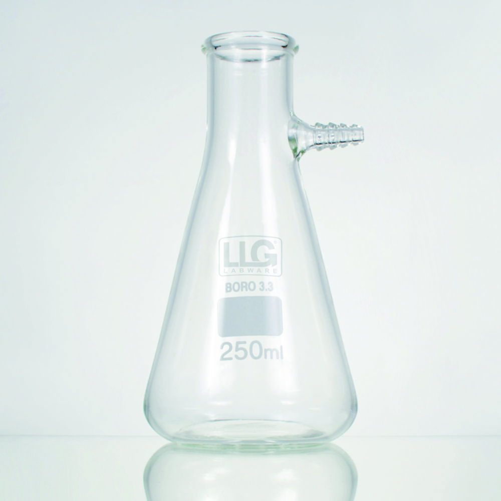 LLG-Saugflaschen mit Glasolive, Borosilikatglas 3.3