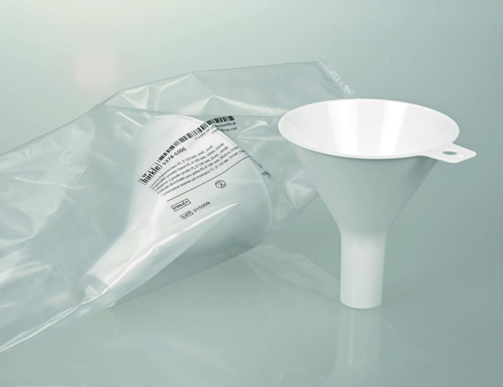 Einweg-Pulvertrichter, PS, weiß
