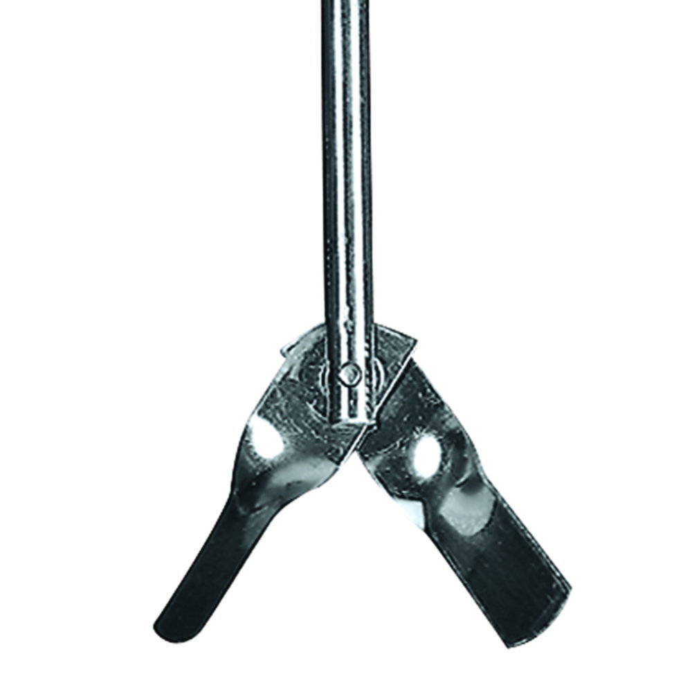 Zentrifugalrührer, 2 Flügel, Edelstahl  1.4305