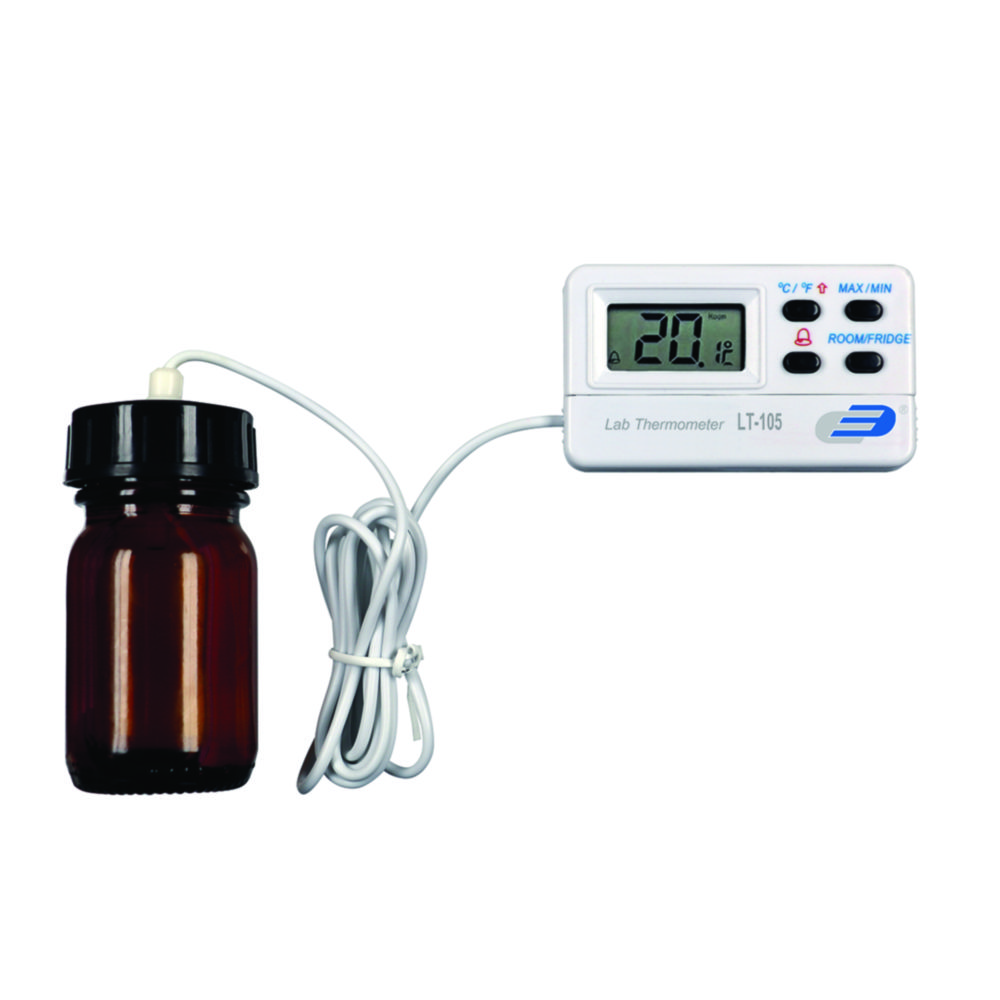 Laborthermometer LT-105, mit Glasflasche