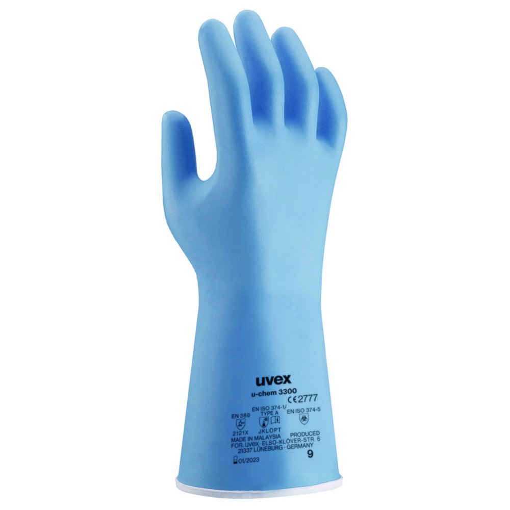 Chemikalienschutzhandschuh uvex u-chem 3300, NBR