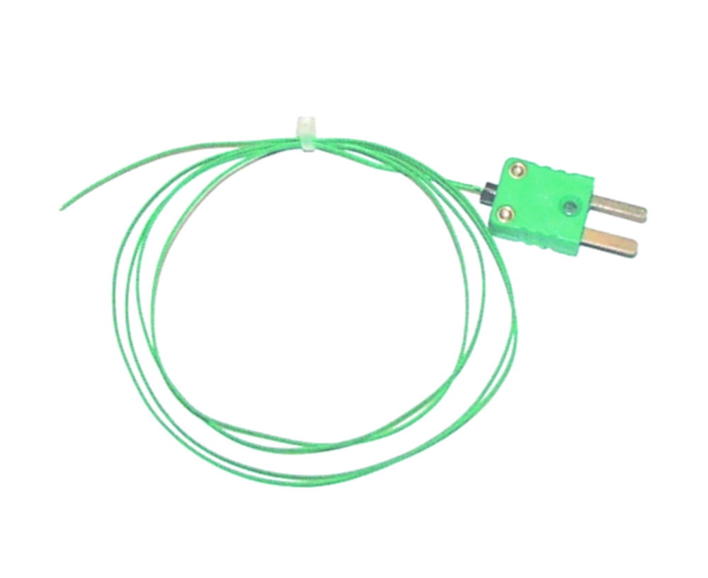 Thermopaar, Thermoelement Typ K, Glasseide-isoliert