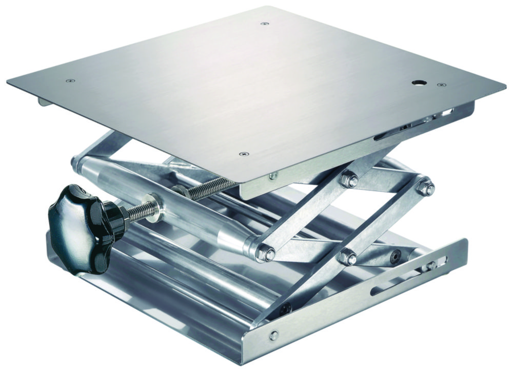 Hebebühne 240 x 240 mm DIN 12897, rostfreie Edelstahlplatten