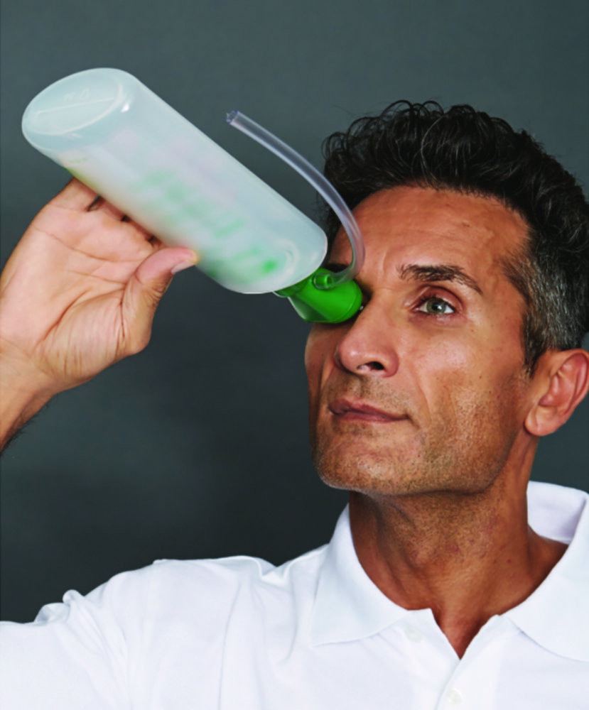 Augenspülflasche, Komfort-Ausführung