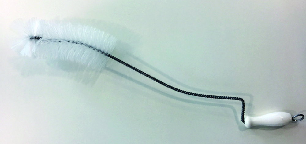 Flaschenbürsten, vorne umgebogen mit Handkurbel, Nylon