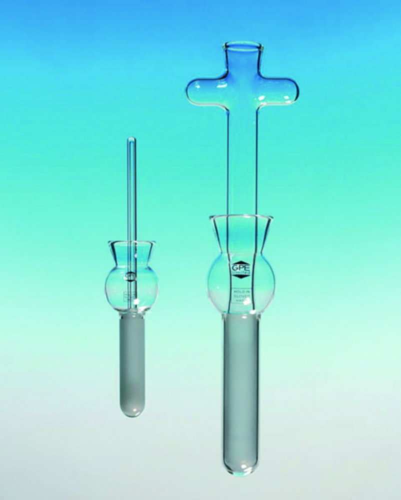 Homogenisatoren, Rundkörper, Glas, mit hohlem Pistill