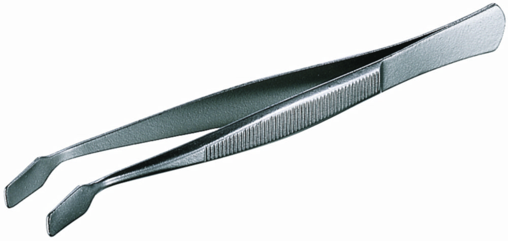 Deckglaspinzette rostfrei, gerade, 105 mm