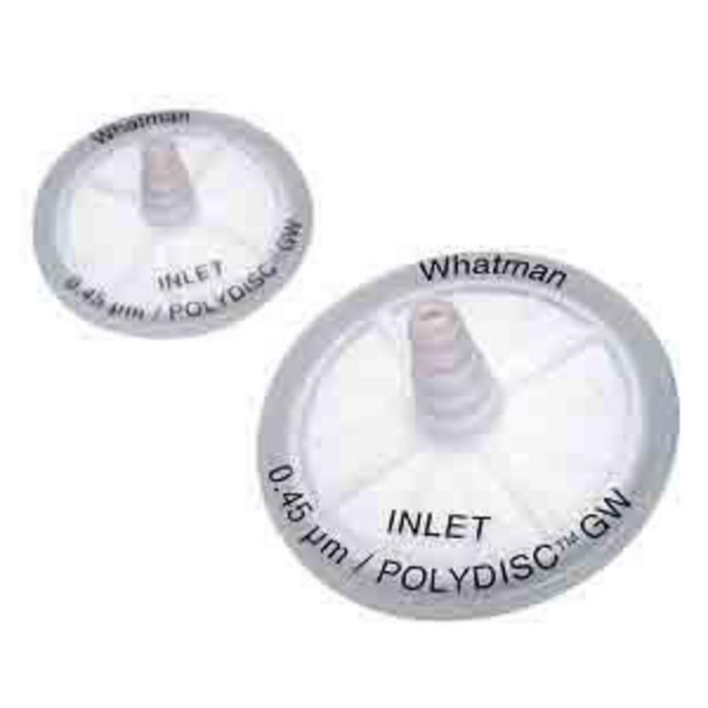 Polydisc GW Filter 50 mm Nylon mit Quartz Fibre prefilter, 0,45 µm VE=50