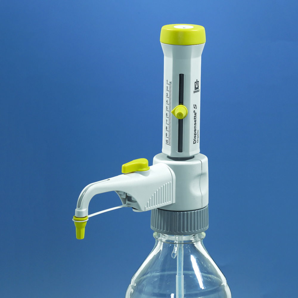Flaschenaufsatz-Dispenser Dispensette® S Organic Analog, inkl. DAkkS Zertifikat