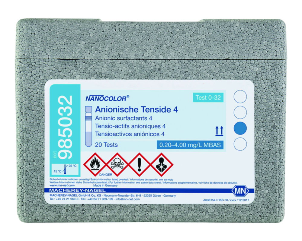 Rundküvettentests NANOCOLOR® Tenside