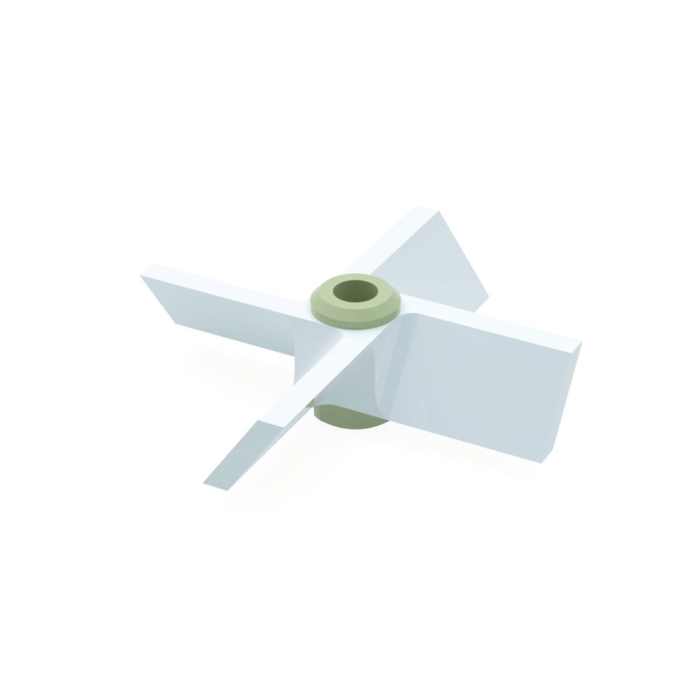 Zusatzflügel für Rührwellen, PTFE, Propeller, 4-flüglig