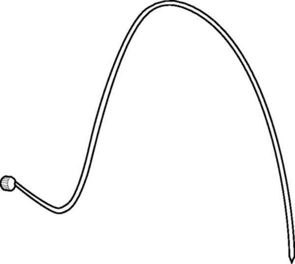 Ausstoßkanüle und Rändelmutter