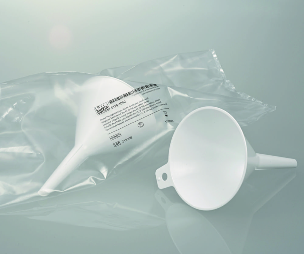 Einweg-Trichter, Bio PE, weiß