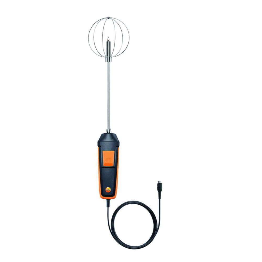Turbulenzgrad-Sonde für Klimamessgeräte testo 440, kabelgebunden