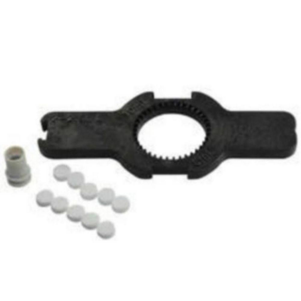 Schutzfilter, mit Filterhülse, für 0,25 - 2,5 mL variabel, 2 mL fix, 2,5 mL fix, Farbcode: rot, VE=10 + 1 Hülse