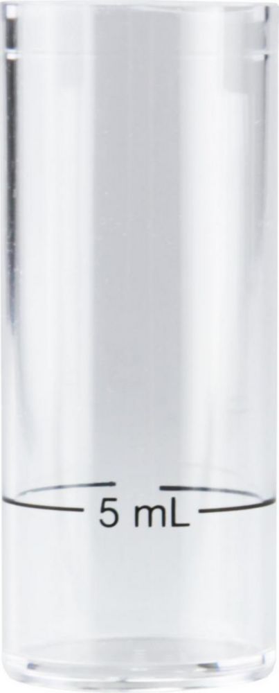 VISOCOLOR® Titrationsgefäß mit 5 ml Ringmarkierung