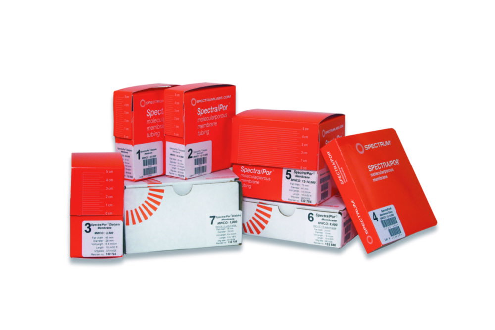 Vorbehandelte RC Dialysemembranen Spectra/Por® 7