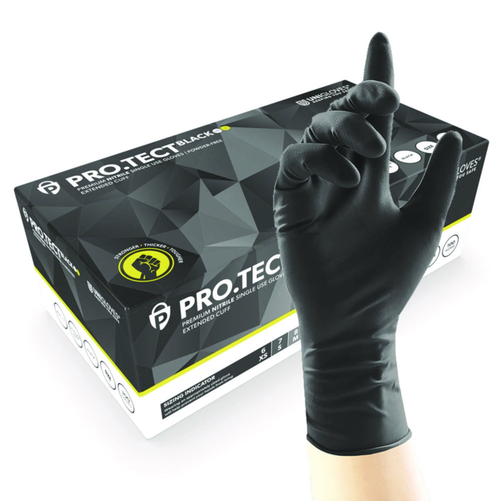 Nitrilhandschuhe PRO.TECT BLACK HD+
