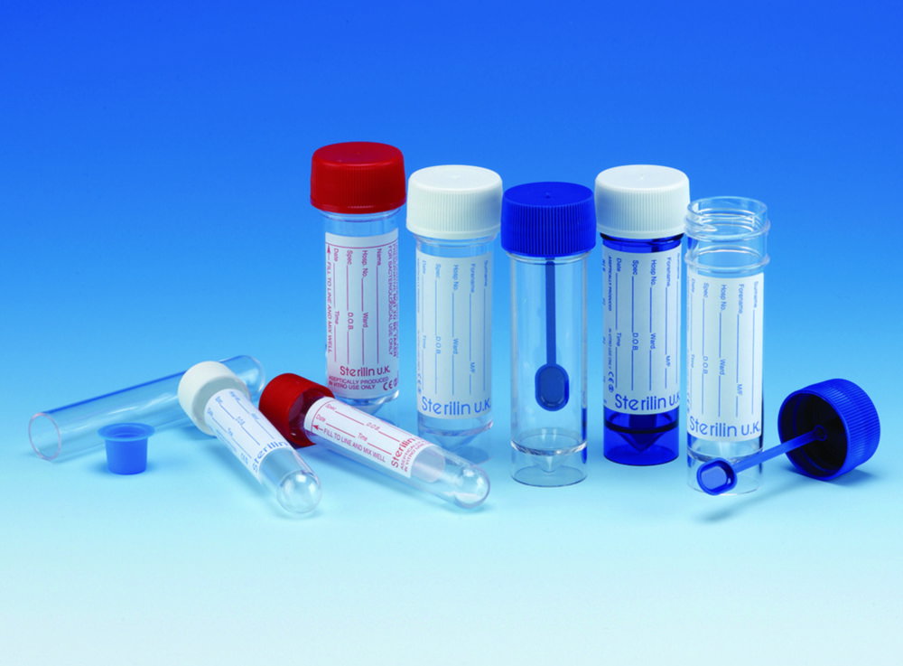 Probenbehälter, Sterilin™, PS, mit Schraubverschluss, PP
