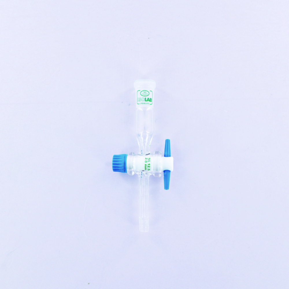 Verbindungsstücke für Schläuche, gerade, mit Hahn