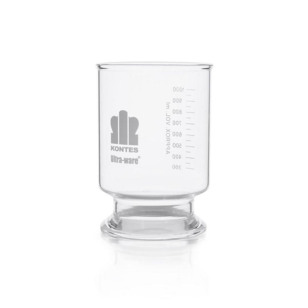 Glastrichter 90mm, 1000ml graduiert von 300...1000:50ml
