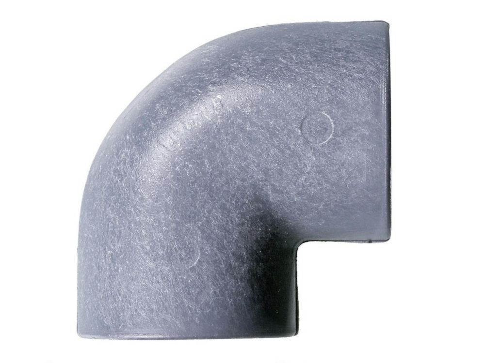 Winkel 90°, Innengewinde 1" 28.5 mm Duchlauf, PP