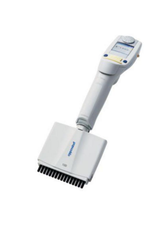 Xplorer® plus 16-Kanal-Pipette variabel 5 - 100 µL, hellgelb *** Kennzeichnungspflichtig UN 3481 ***