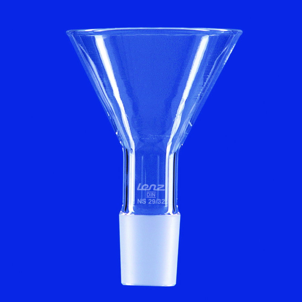 Pulvertrichter mit NS-Kern, DURAN®-Rohr