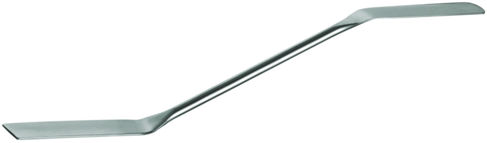 Doppelspatel gebogen, rostfrei, 150 mm