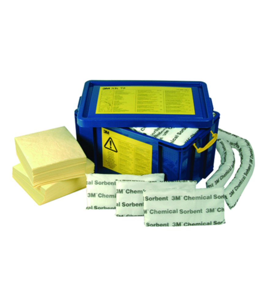 Notfallbox SK75 Inhalt: 100 Tücher, 12 Kissen, 8 Minischläuche, 5 Entsorgungsbeutel, 53x78x32 cm