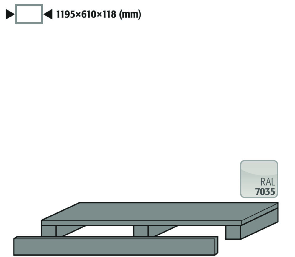 Sockel 118 mm Dauerunterfahrbar, für VBF/VBFT196.120