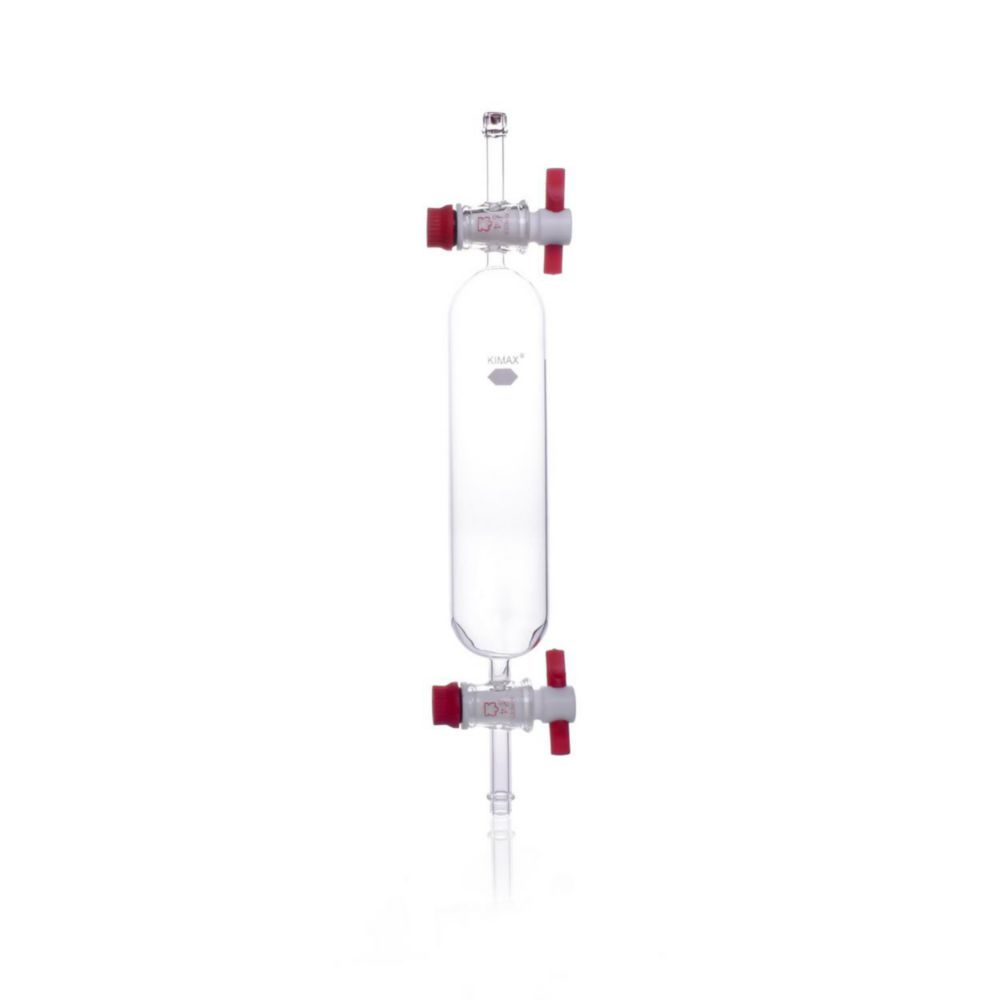 Gassammelrohr 250 ml mit PTFE-Hähne, Kl. A, Borosilikatglas