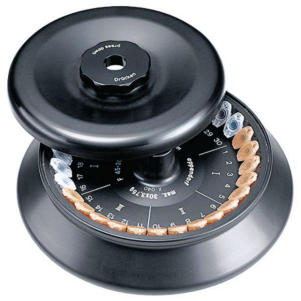 Festwinkelrotoren für Zentrifugen 5804/5804 R, 5810/5810 R, inkl. QuickLock®-Rotordeckel