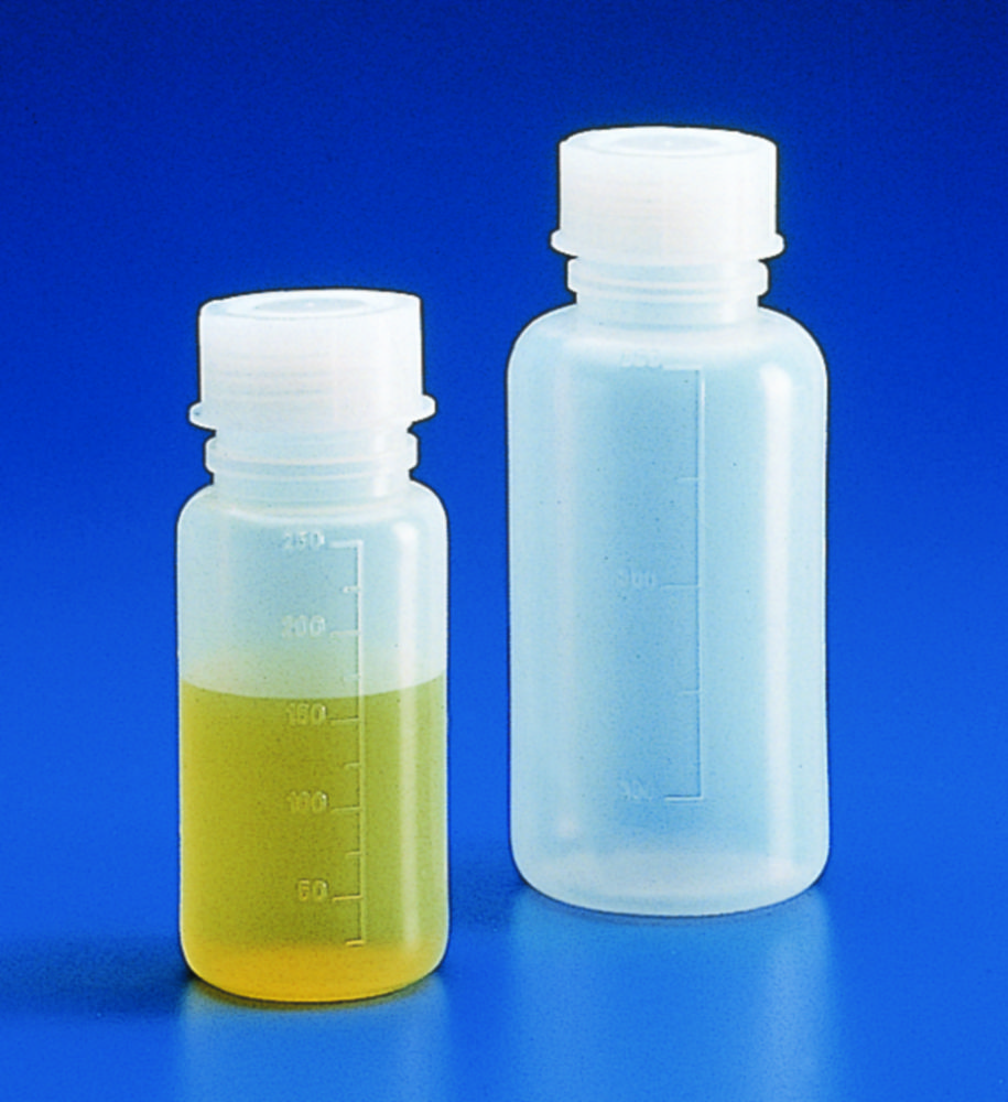 Weithalsflaschen, PE, graduiert