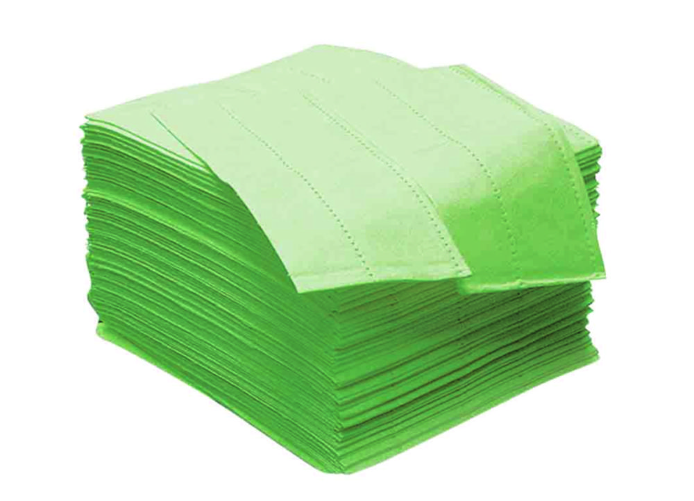 Absorptionsmatten 400x460mm Standard, grün, VE=200