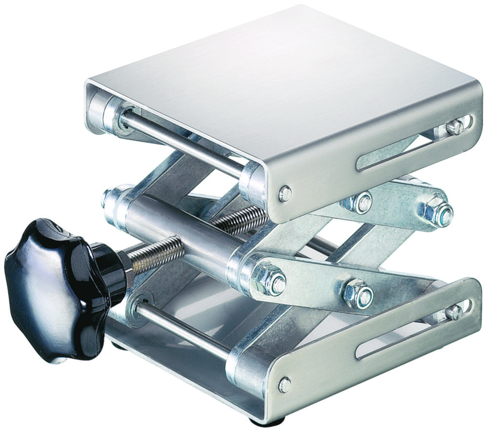 Hebebühne 75 x 80 mm DIN 12897, rostfreie Edelstahlplatten