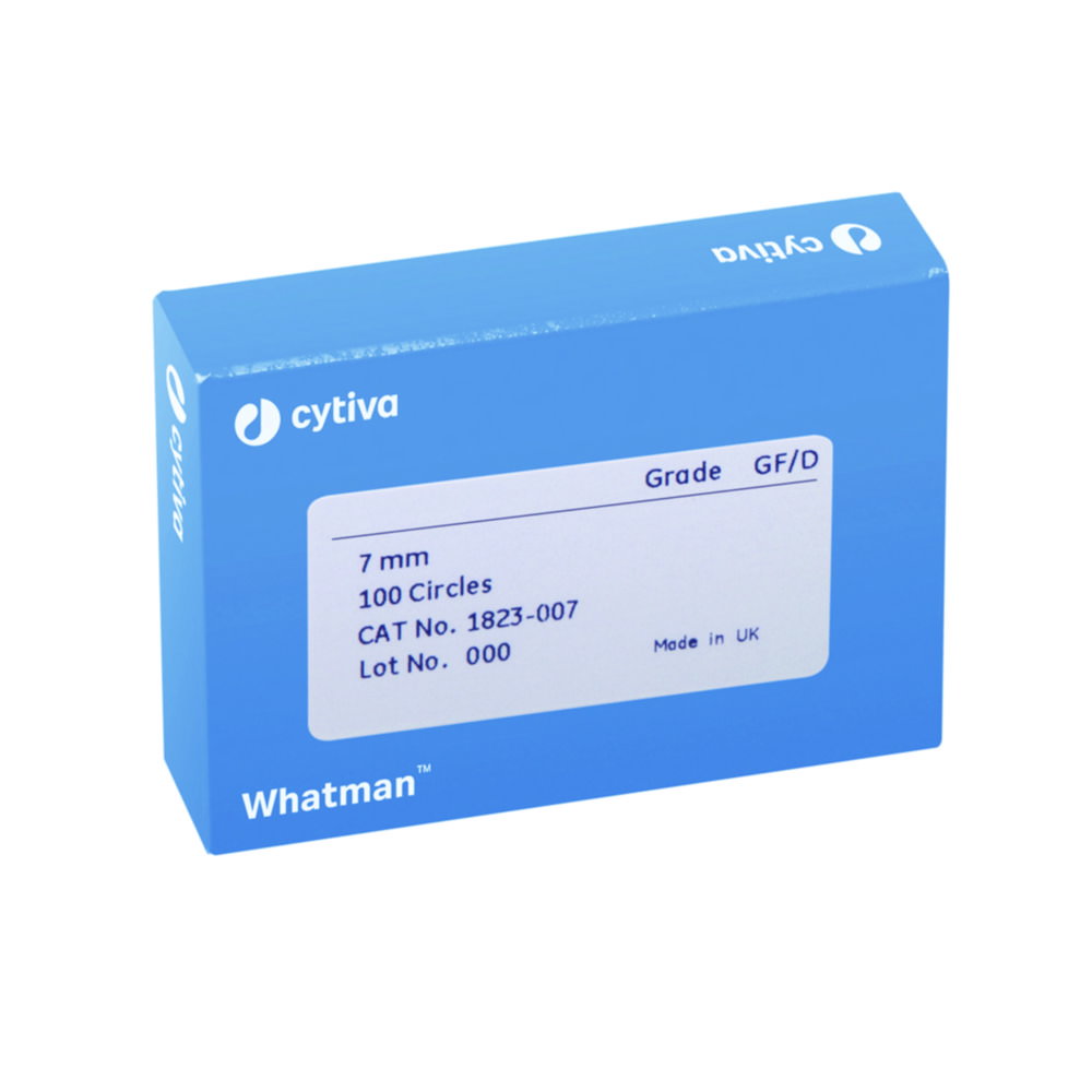 Glasfaser Filter Typ GF/D, Rundfilter