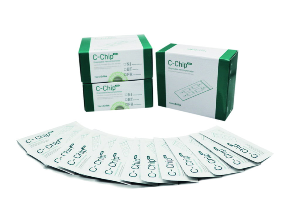 Zählkammern C-Chip, vier Kammern