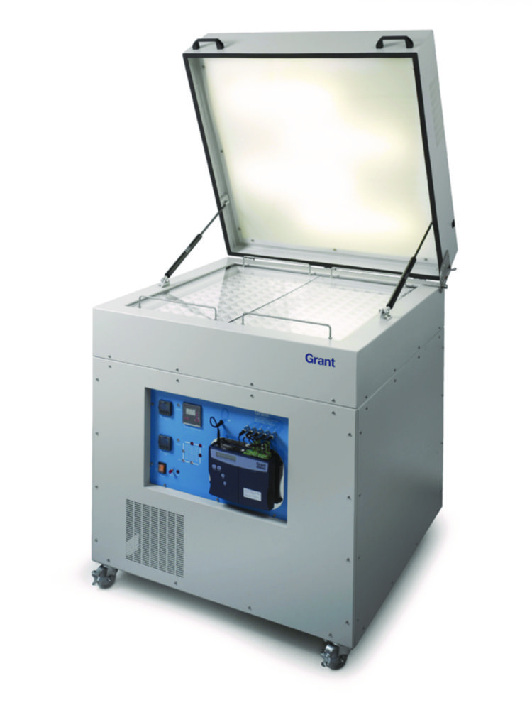 Bi-direktionale Steigungsplatte GRD1R LH für Pflanzenforschung und andere Anwendungen mit integrierter Lichthaube