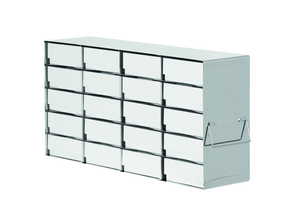 Racks für Gefrierschränke, Edelstahl, für Boxen mit 50 mm Höhe