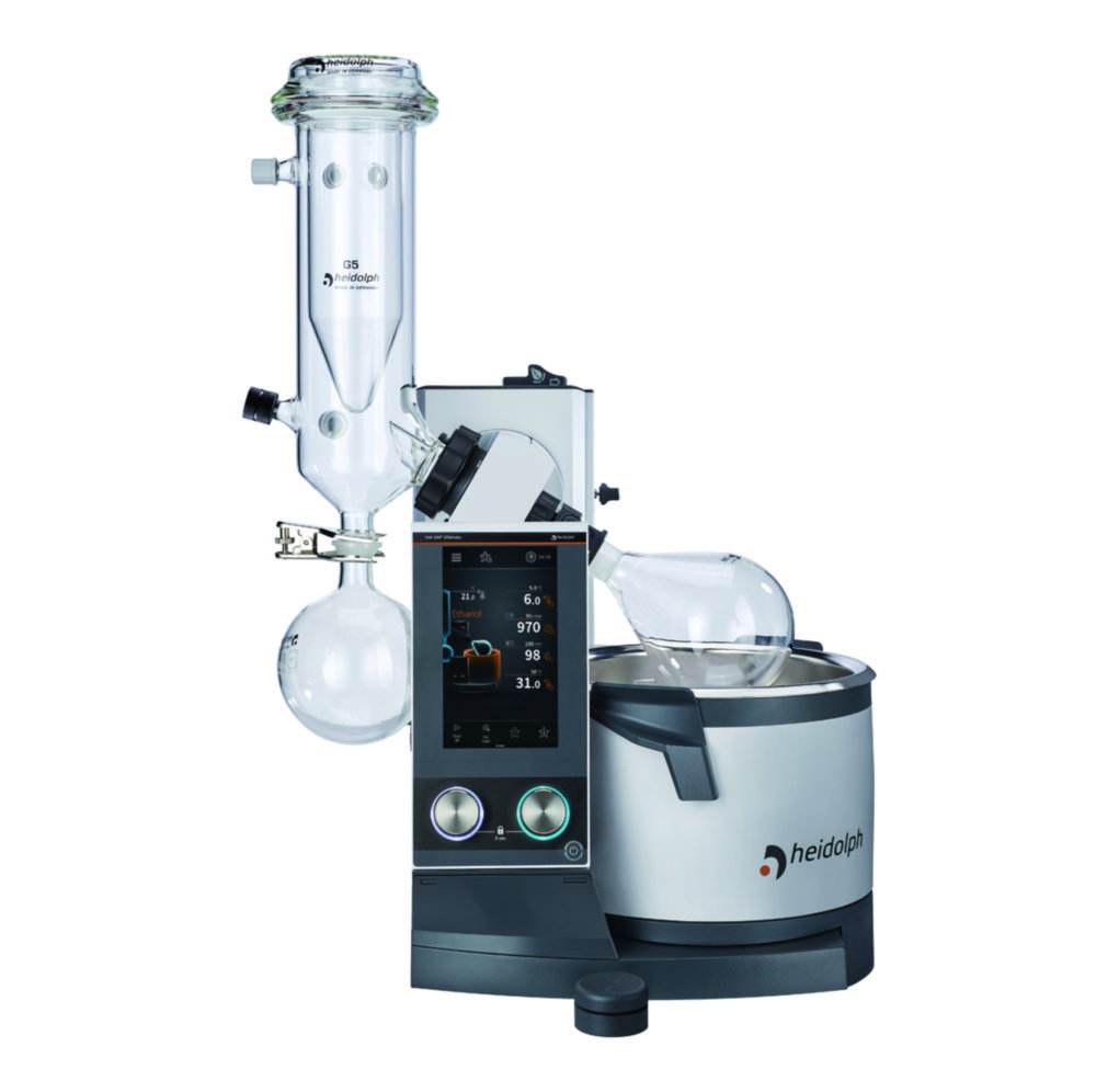 Rotationsverdampfer Hei-VAP Ultimate Control, mit Handlift, Kühlfalle