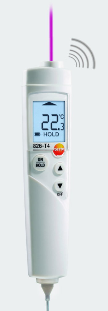 Infrarotthermometer testo 826-T4, mit Einstechfühler