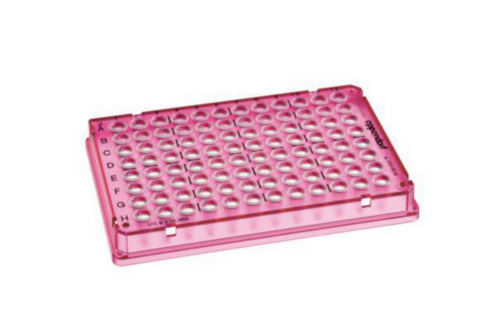 twin.tec® Trace PCR Plate 96 skirted, PCR clean, fuchsia, VE=25