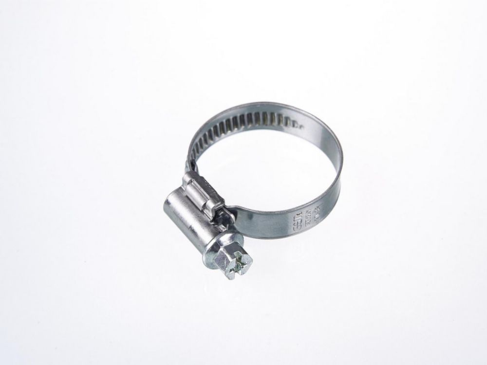 Schneckengewinde-Schellen Ø 20-32 mm Stahl 1.4016, Schraube verzinkt VE=10