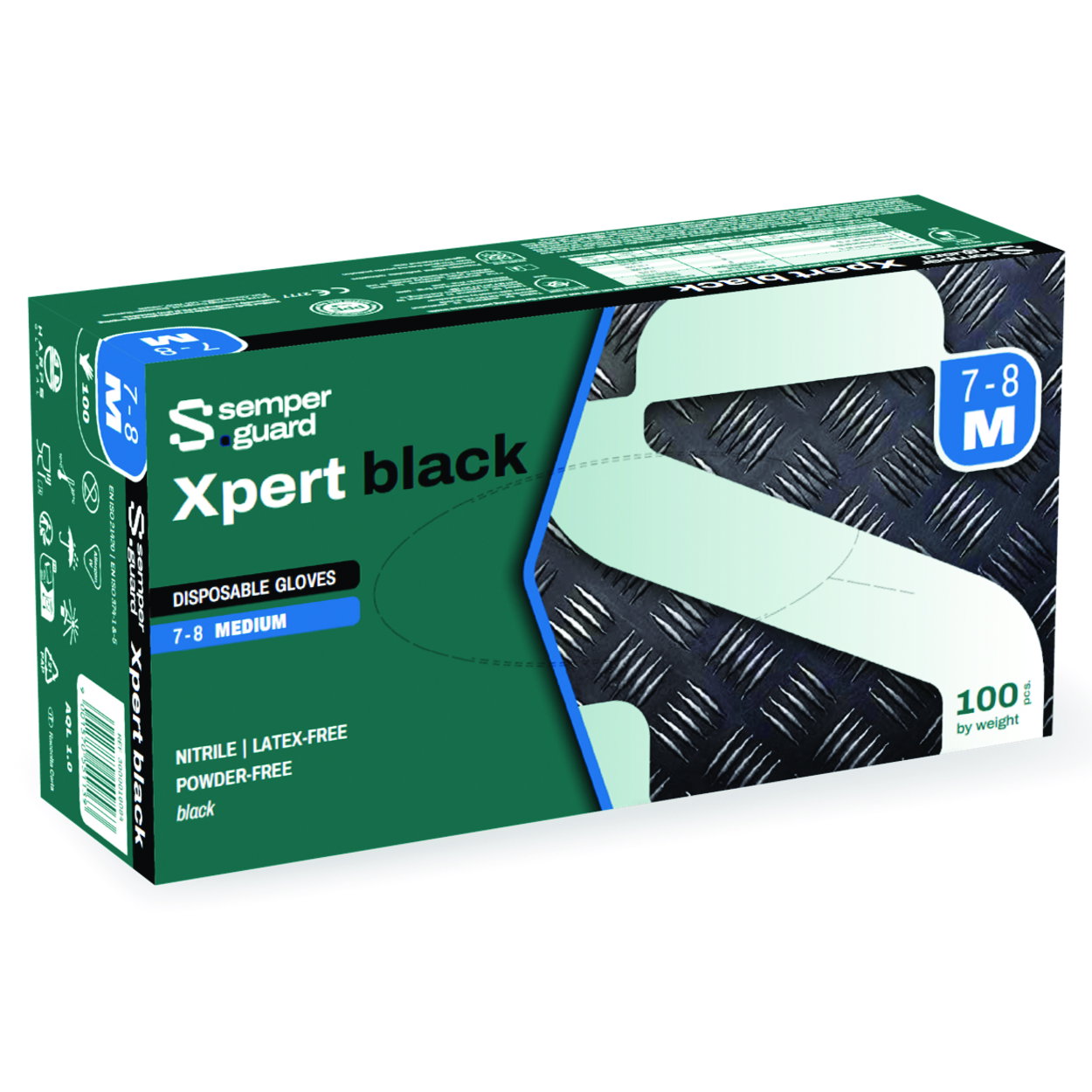 Einmalhandschuhe Semperguard® Xpert Black, Nitril