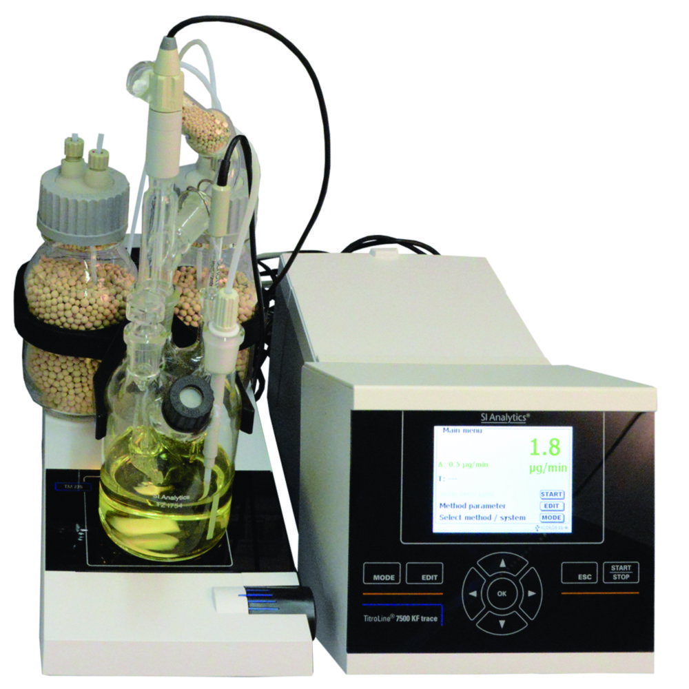Coulometrischer KF-Titrator TitroLine® 7500 KF trace Modul 6
