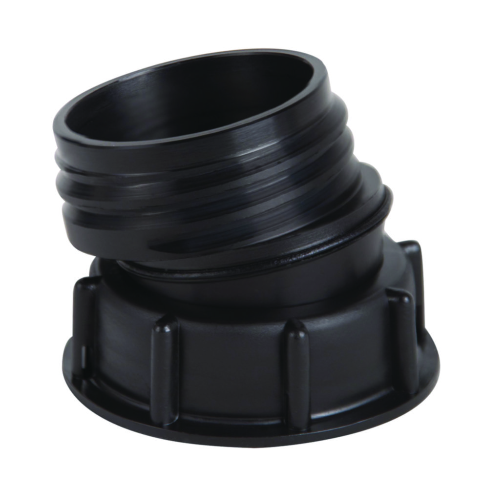 Winkeladapter für Kanister elektrisch leitfähig S60 (w) auf S60 (m)