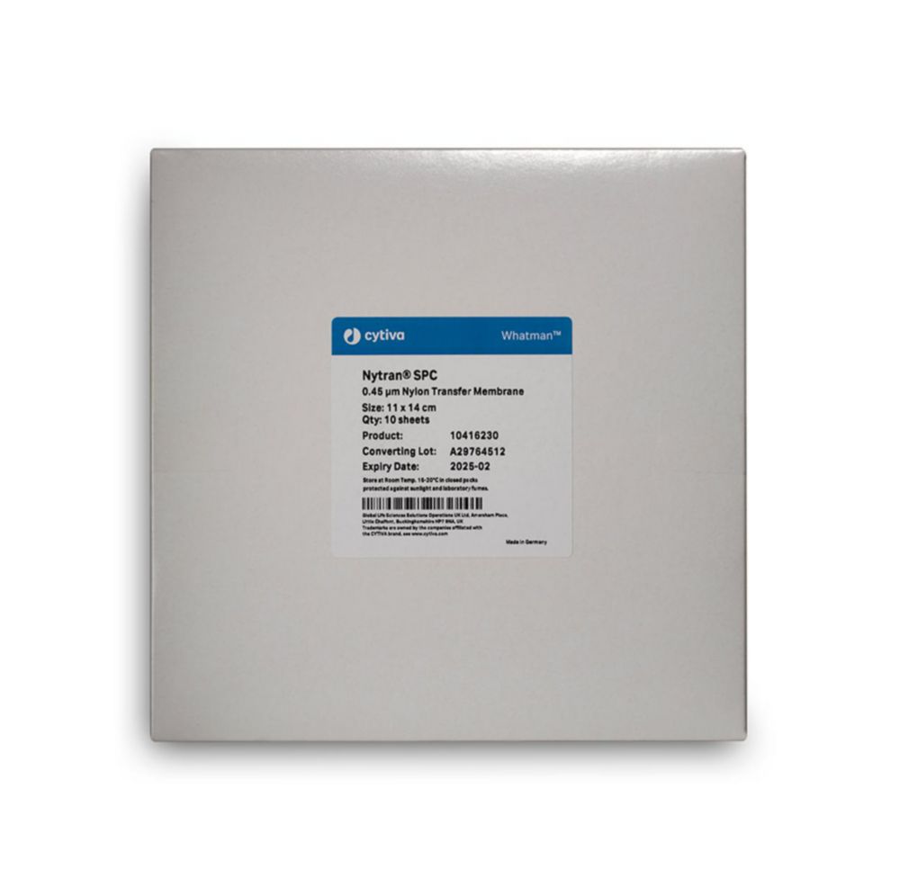 Transfermembran NYTRAN SuPerCharge 300mm x 3 m, pos. gelad. Nylonmembran 0,45 µm